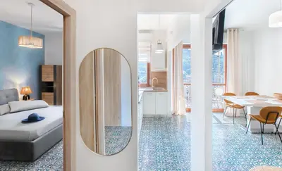 Letto o letti in una camera di Dipinto di Blu by PortofinoVacanze