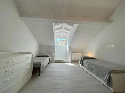 Letto o letti in una camera di Appartamento del Corso