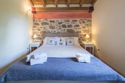 Letto o letti in una camera di Agriturismo di là dall'Acqua