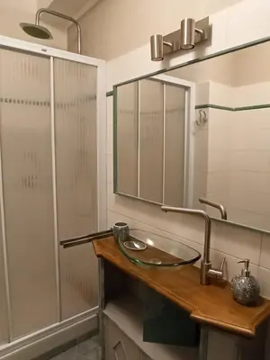 Bagno di Il Glicine cozy appartamnent, near Sestri Levante between Cinque terre e Portofino