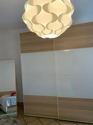 Letto o letti in una camera di Castagneti House -14 km dalla FERRARI