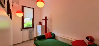 Area soggiorno di Casa del Mare- Bluchalet