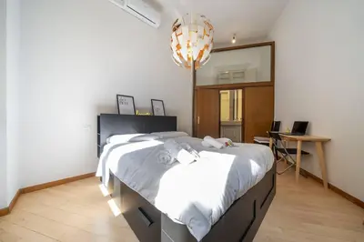 Letto o letti in una camera di [Duomo] Delizioso appartamento nel cuore di Modena