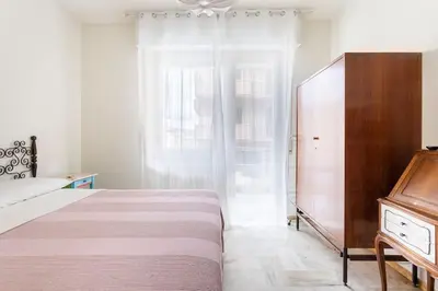 Letto o letti in una camera di Liguria- Chiavari: a trenta passi dal mare