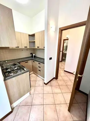 Cucina o angolo cottura di Casa Gilda, in centro a Mantova