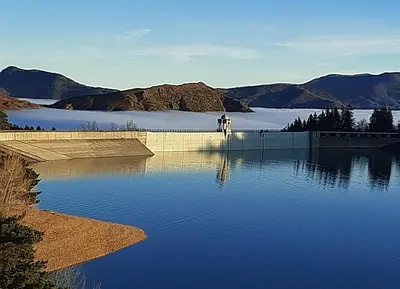 Paesaggio naturale nelle vicinanze della casa vacanze