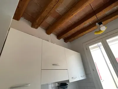 Cucina o angolo cottura di Maison Vert appartamento in centro storico a Modena