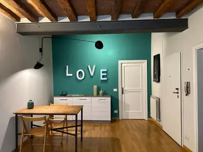 Planimetria di Maison Vert appartamento in centro storico a Modena
