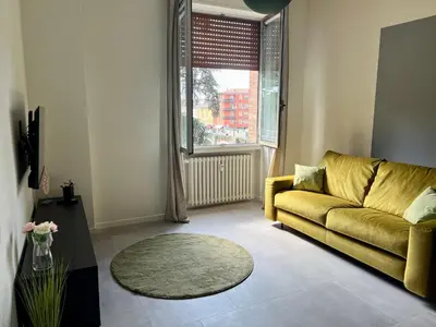 Area soggiorno di Guesthouse Rosa di Parma