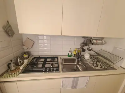 Cucina o angolo cottura di La Casa del Centro by PortofinoVacanze