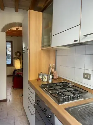 Cucina o angolo cottura di CasaFiore Art Bijoux in centro storico a Parma