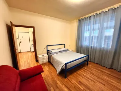 Letto o letti in una camera di Appartamento Noris