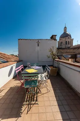 Balcone o terrazza di La Terrazza Apartment - Smart Holiday