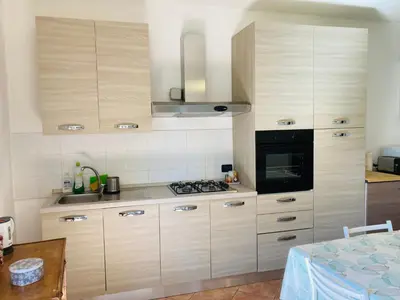 Cucina o angolo cottura di Casa nella natura a Bobbio