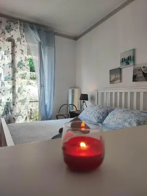 Letto o letti in una camera di CASA RAPALLO STAR