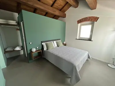 Letto o letti in una camera di Il Canneto