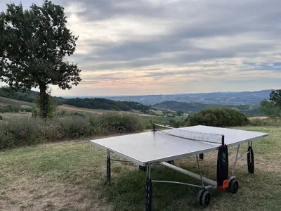 Paesaggio naturale nelle vicinanze della villa