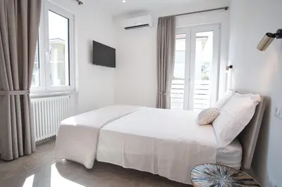 Letto o letti in una camera di Casa Maluna