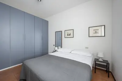 Letto o letti in una camera di Design dwelling near Policlinico