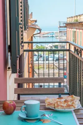 Balcone o terrazza di BnBina: nel cuore di Lavagna