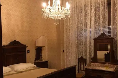 Letto o letti in una camera di Appartamento Clara