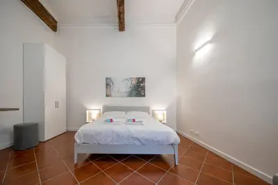 Letto o letti in una camera di GHIRLANDINA - Fantastico loft in centro città