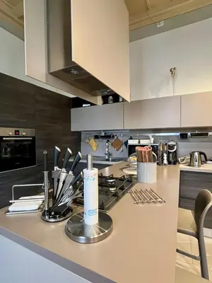 Cucina o angolo cottura di Dimora Boezio7, cozy and charming place in center with private parking