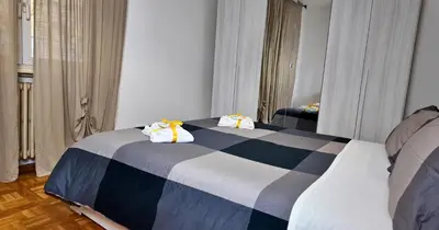 Letto o letti in una camera di Stabia House