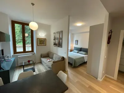 Letto o letti in una camera di Appartamento Casa Della Musica