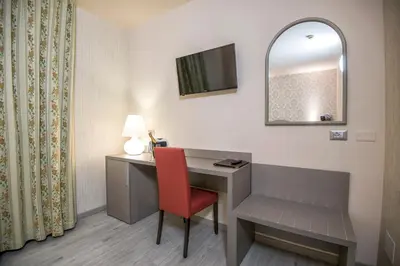 TV o dispositivi per l'intrattenimento presso Marchi Hotel