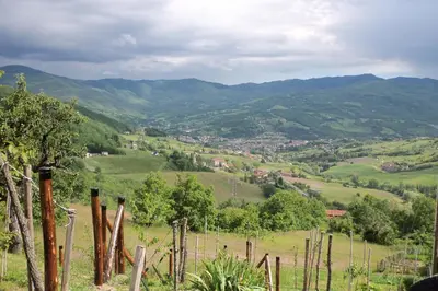 Paesaggio naturale nelle vicinanze del bed & breakfast