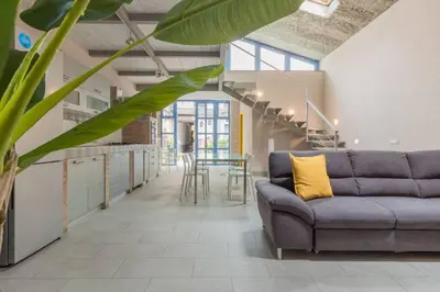 Area soggiorno di San Bartolomeo loft guest house