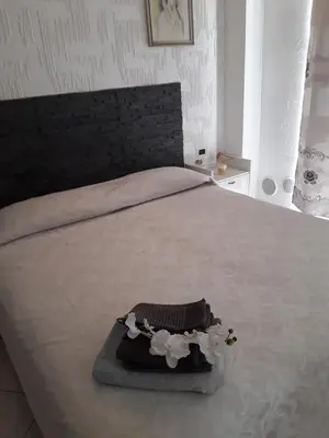 Letto o letti in una camera di La Casa di Edo