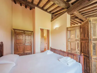 Letto o letti in una camera di Apartment Casa del Gemmo by Interhome