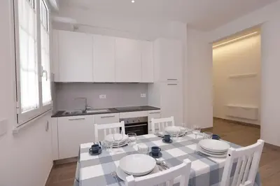 Cucina o angolo cottura di Casa Teresitta a un passo dalla Baia del Silenzio