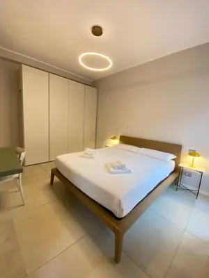 Letto o letti in una camera di Dimora Castelmaraldo