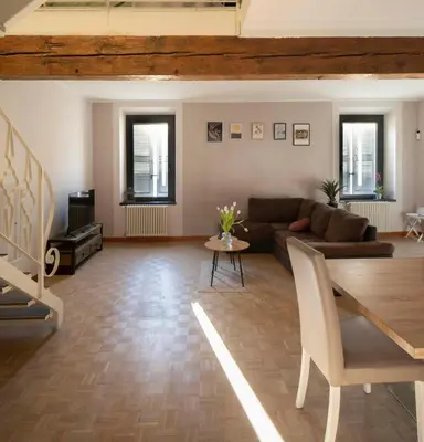 Area soggiorno di Via Verdi LOFT