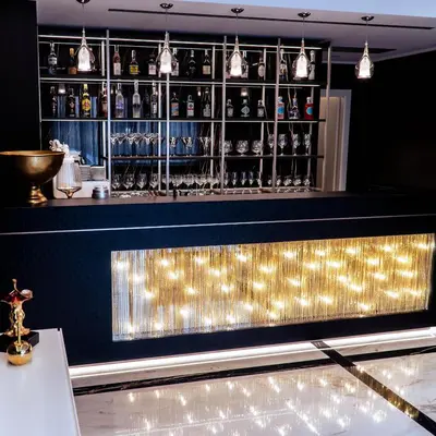 Salone o bar di Hotel De Amicis