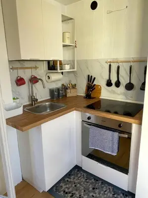 Cucina o angolo cottura di A due passi dalla spiaggia