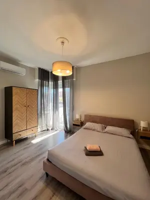 Letto o letti in una camera di Appartamento SOLARIUM