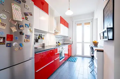 Cucina o angolo cottura di GuestHost - Parma Station & City Center Apartment