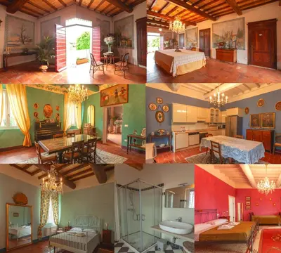 Cucina o angolo cottura di Villa Cairoli Gonzaga
