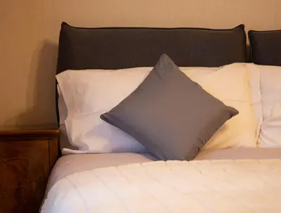 Letto o letti in una camera di Casa Giuly