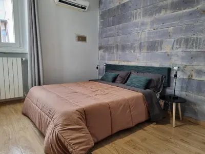 Letto o letti in una camera di Casa Candio