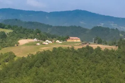 Paesaggio naturale nelle vicinanze dell'agriturismo