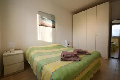 Letto o letti in una camera di Little Garden