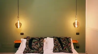 Letto o letti in una camera di Appartamento Il Crocevia