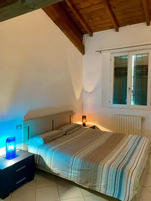 Letto o letti in una camera di VILLA CAMPESTRE