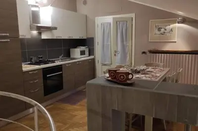 Cucina o angolo cottura di B&b La casa di Cesy