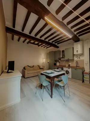 Cucina o angolo cottura di La Sosta-appartamento a pochi passi dalla stazione